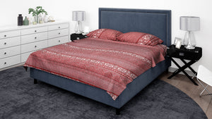 KNOTTING HOME Super Soft Microfiber 120 GSM Bedsheet with Pillow Cover | Printed Bed Sheet Set for Double Bed | Super Soft, Durable Chadar for Bedroom