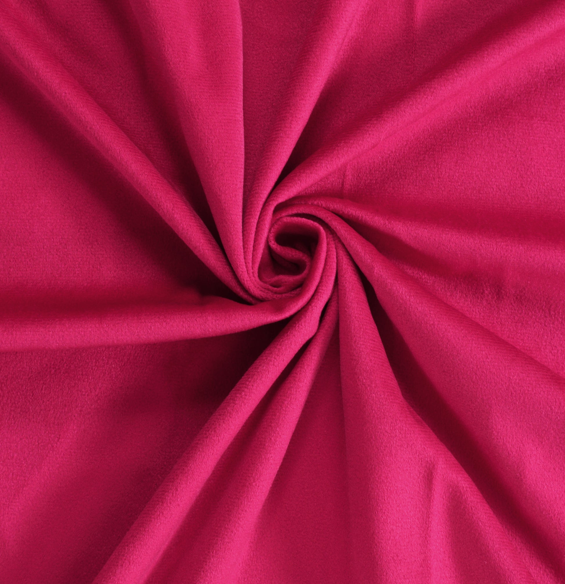 KNOTTING HOME Velvet Eyelet Door Curtains with pom pom Lace for Living Room Bedroom Kitchen in wine Color