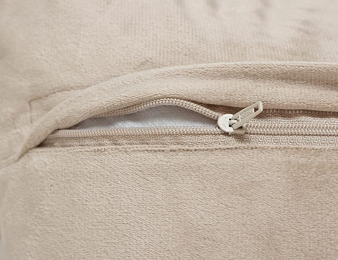 KNOTTING HOME Velvet Pompom Cushion Cover  Large Square Throw Pillow Covers for Sofa Living Room