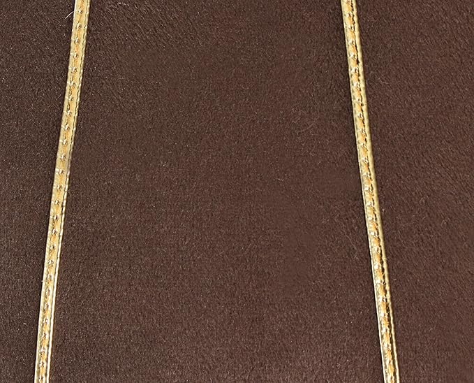 Knotting Home Decorative Gold Striped Throw Pillow Covers ,Soft Solid Velvet Pillow Covers Cushion Case with Zigzag Pattern for Sofa Bedroom