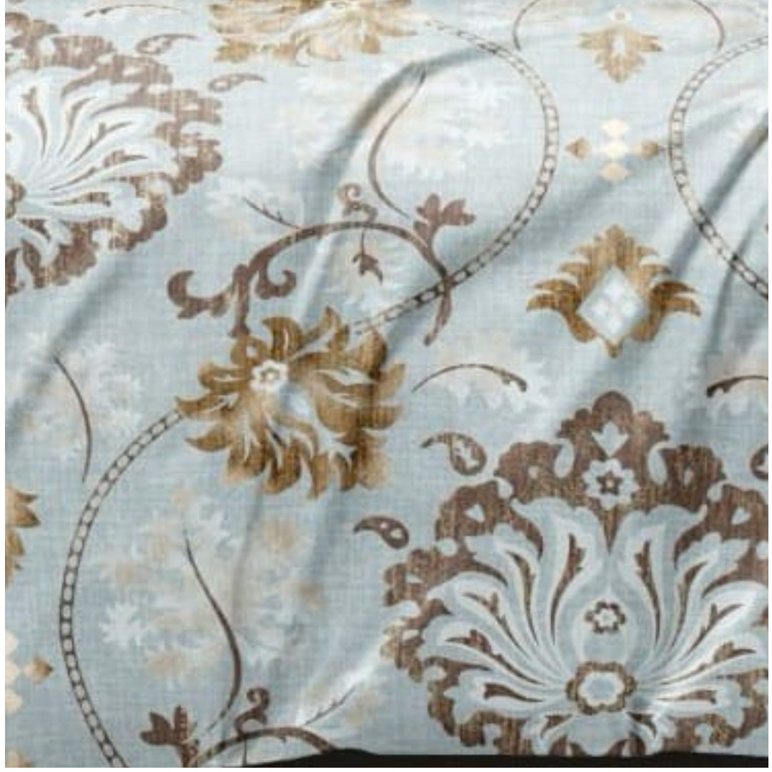 KNOTTING HOME Super Soft Microfiber 120 GSM Bedsheet with Pillow Cover | Printed Bed Sheet Set for Double Bed | Super Soft, Durable Chadar for Bedroom