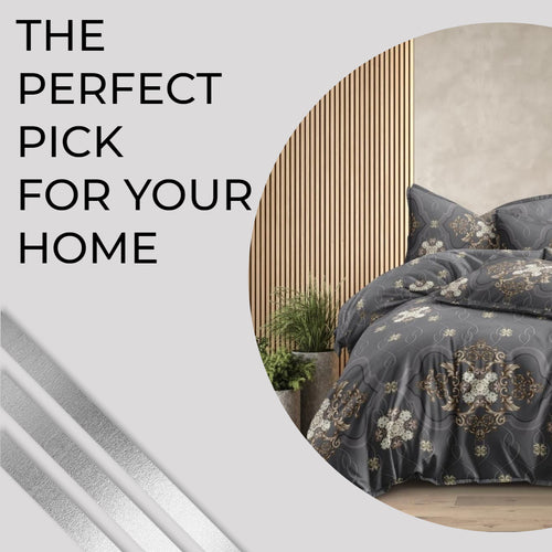 KNOTTING HOME Super Soft Microfiber 120 GSM Bedsheet with Pillow Cover | Printed Bed Sheet Set for Double Bed | Super Soft, Durable Chadar for Bedroom