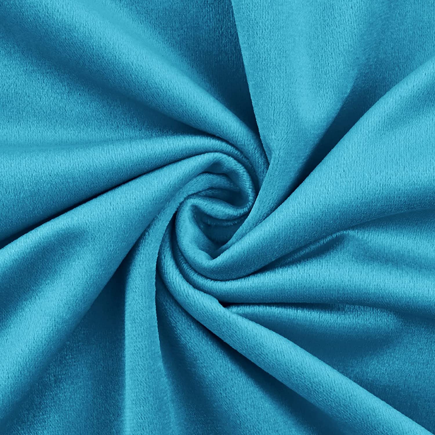 KNOTTING HOME Velvet Decorative Ruffle Cushion Pillow Covers for Sofa Couch and Home decor In Teal Color