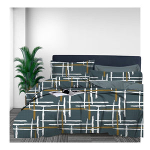 KNOTTING HOME Super Soft Microfiber 120 GSM Bedsheet with Pillow Cover | Printed Bed Sheet Set for Double Bed | Super Soft, Durable Chadar for Bedroom