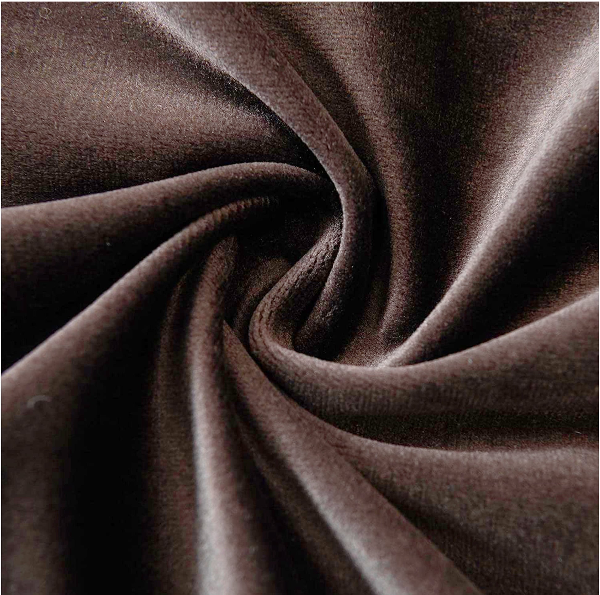 Knotting Home Decorative Striped Throw Pillow Covers Solid Velvet Pillow Covers Cushion Case with Zigzag Pattern for Sofa Bedroom coffee color