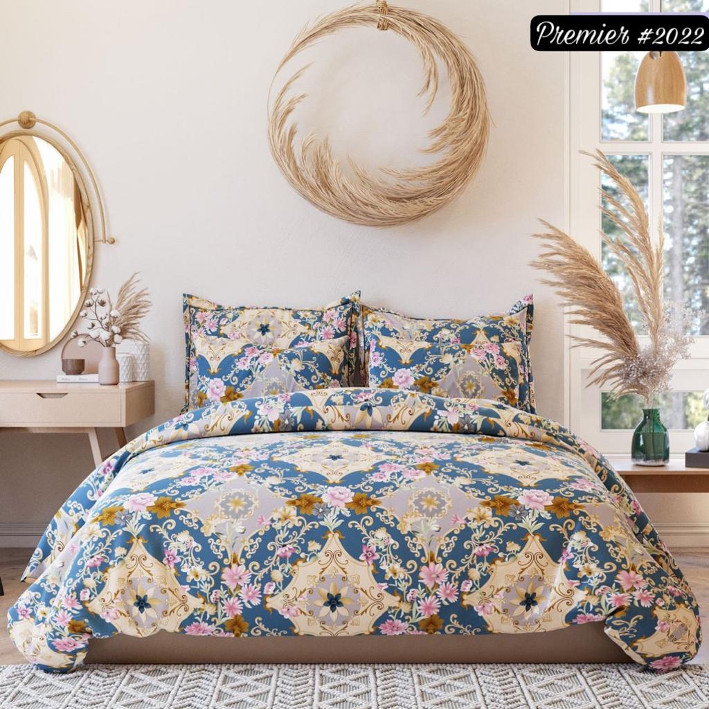 KNOTTING HOME Super Soft Microfiber 120 GSM Bedsheet with Pillow Cover | Printed Bed Sheet Set for Double Bed | Super Soft, Durable Chadar for Bedroom