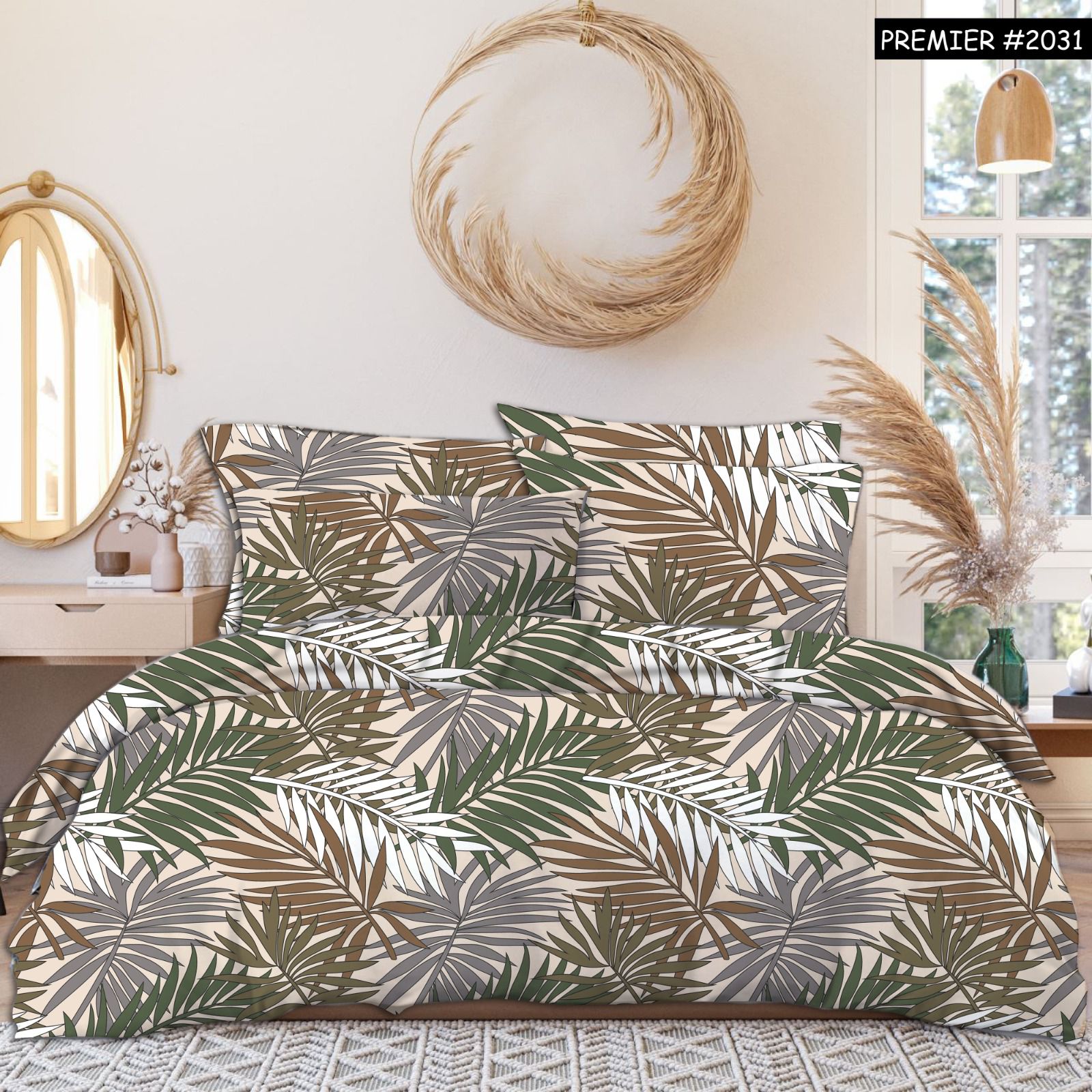 KNOTTING HOME Super Soft Microfiber 120 GSM Bedsheet with Pillow Cover | Printed Bed Sheet Set for Double Bed | Super Soft, Durable Chadar for Bedroom