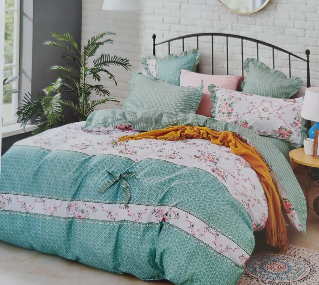 KNOTTING HOME Super Soft Microfiber 120 GSM Bedsheet with Pillow Cover | Printed Bed Sheet Set for Double Bed | Super Soft, Durable Chadar for Bedroom