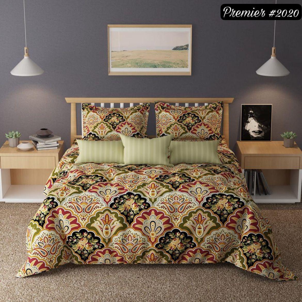 KNOTTING HOME Super Soft Microfiber 120 GSM Bedsheet with Pillow Cover | Printed Bed Sheet Set for Double Bed | Super Soft, Durable Chadar for Bedroom