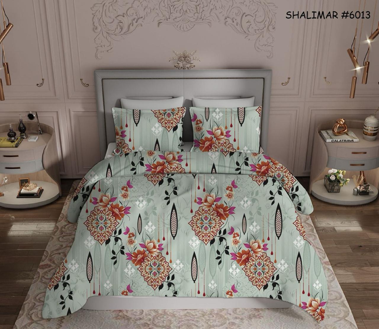 KNOTTING HOME Super Soft Microfiber 120 GSM Bedsheet with Pillow Cover | Printed Bed Sheet Set for Double Bed | Super Soft, Durable Chadar for Bedroom