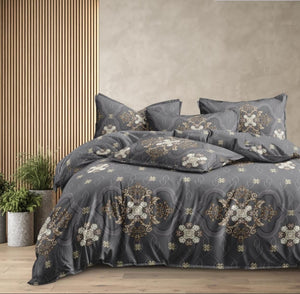 KNOTTING HOME Super Soft Microfiber 120 GSM Bedsheet with Pillow Cover | Printed Bed Sheet Set for Double Bed | Super Soft, Durable Chadar for Bedroom