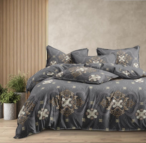 KNOTTING HOME Super Soft Microfiber 120 GSM Bedsheet with Pillow Cover | Printed Bed Sheet Set for Double Bed | Super Soft, Durable Chadar for Bedroom