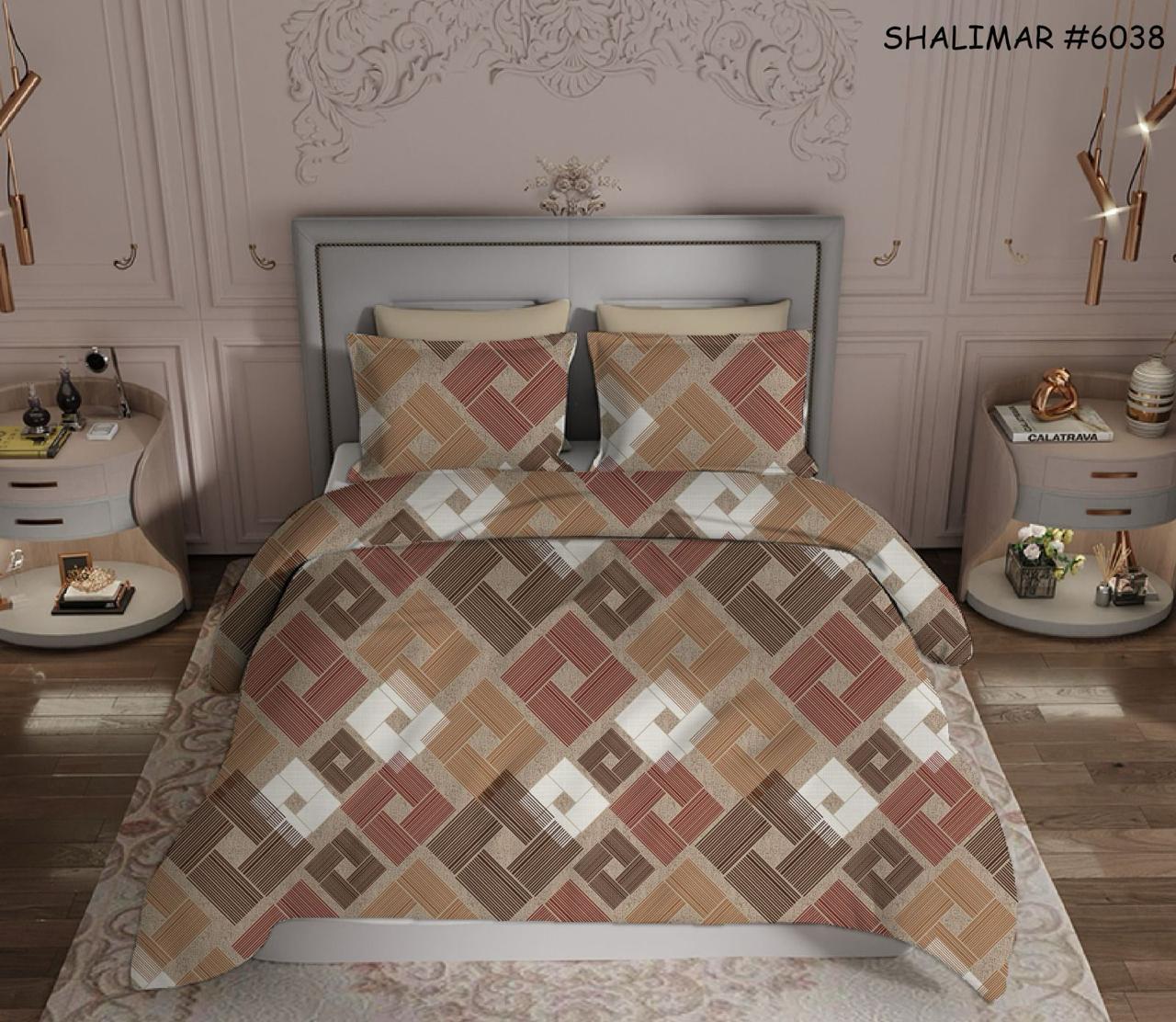 KNOTTING HOME Super Soft Microfiber 120 GSM Bedsheet with Pillow Cover | Printed Bed Sheet Set for Double Bed | Super Soft, Durable Chadar for Bedroom