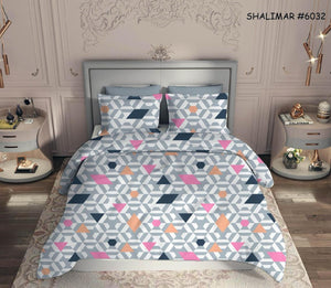 KNOTTING HOME Super Soft Microfiber 120 GSM Bedsheet with Pillow Cover | Printed Bed Sheet Set for Double Bed | Super Soft, Durable Chadar for Bedroom