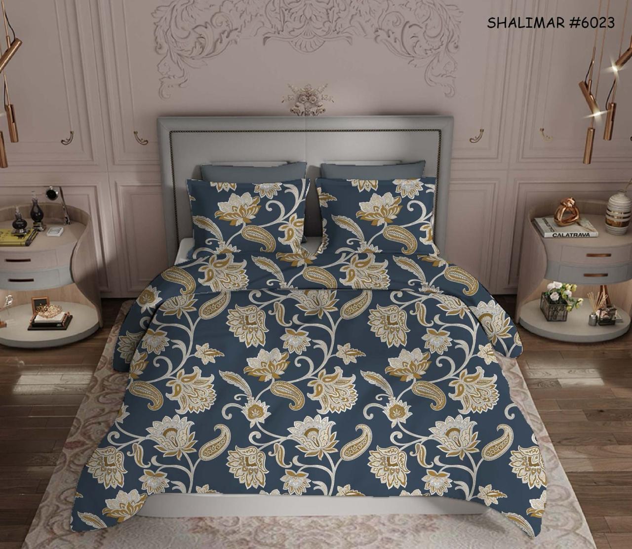 KNOTTING HOME Super Soft Microfiber 120 GSM Bedsheet with Pillow Cover | Printed Bed Sheet Set for Double Bed | Super Soft, Durable Chadar for Bedroom