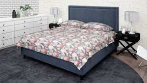 KNOTTING HOME Super Soft Microfiber 120 GSM Bedsheet with Pillow Cover | Printed Bed Sheet Set for Double Bed | Super Soft, Durable Chadar for Bedroom