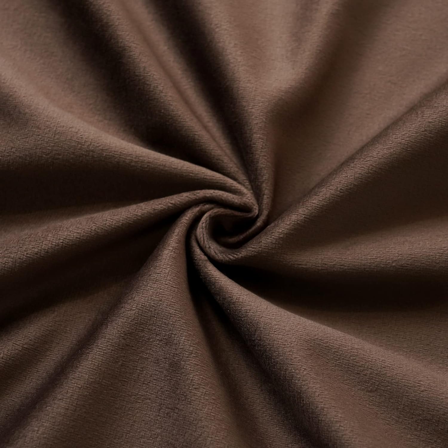KNOTTING HOME Velvet Decorative Ruffle Cushion Pillow Covers for Sofa Couch and Home decor In Coffee Color