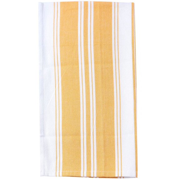 Cotton Kitchen Towels Set of 4 pcs - Absorbent Dish Towels Set |Tea Towels | Geometric Print Yellow Kitchen Dish Towels - Multi Purpose Kitchen Linen,Drying Dish Hand Towels 20x28 inch