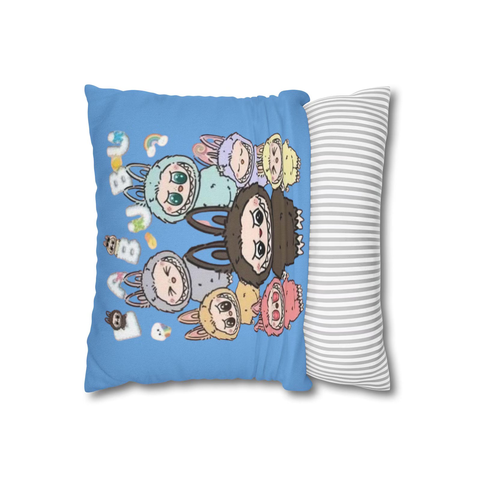 LABUBU Throw Pillow – Plush Cartoon Cushion, Playful Home Decor